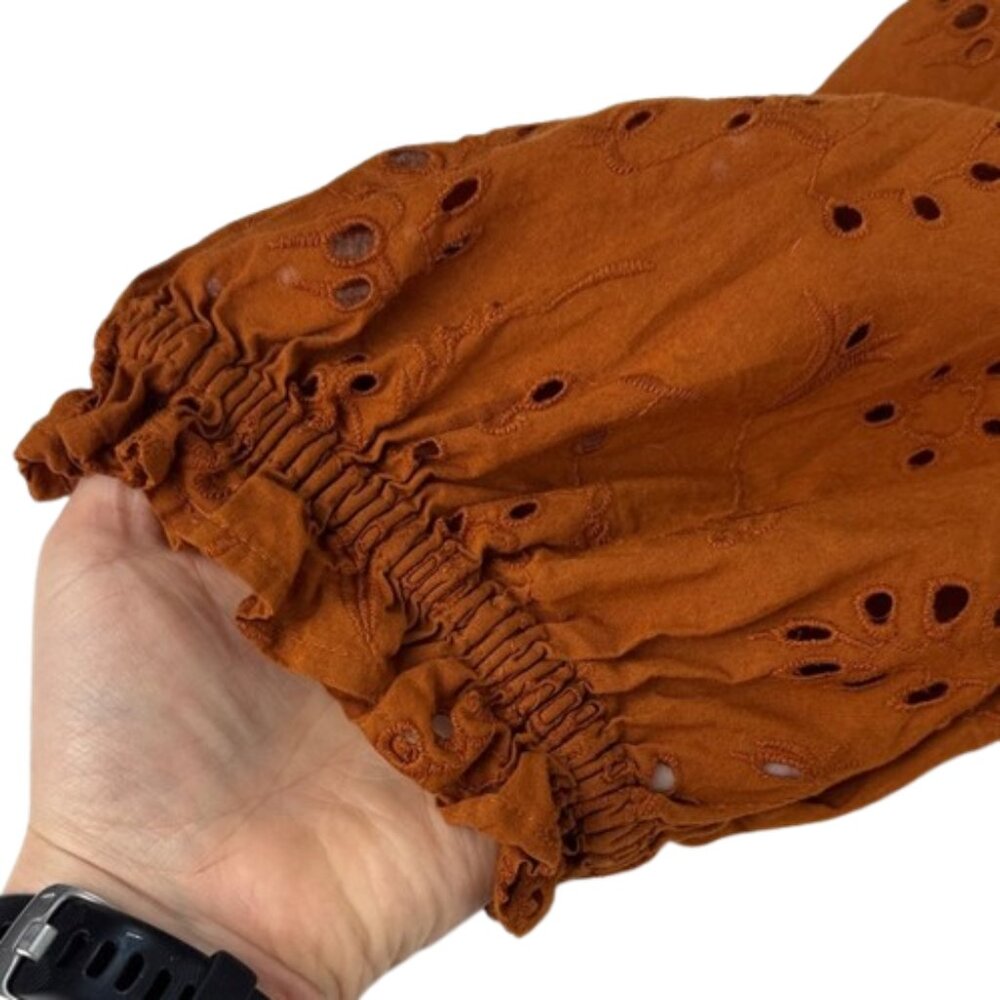 Universal Thread Women’s Size S Orange Boho Dress – Lined, 100% Cotton - Picture 4 of 8